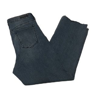 Social Standards, High Rise, Crop, Straight, 5-Pocket, Belt Loops Jeans, Size 12